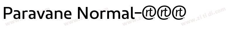 Paravane Normal字体转换